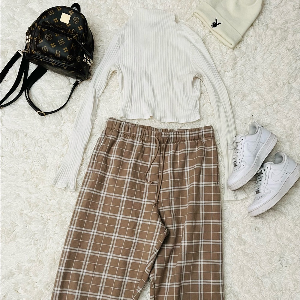 Pacsun plaid sweatpants